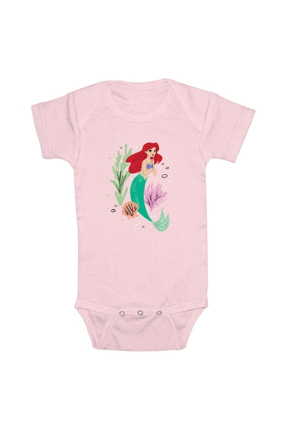 Infant's The Little Mermaid Thinking Ariel Bodysuit