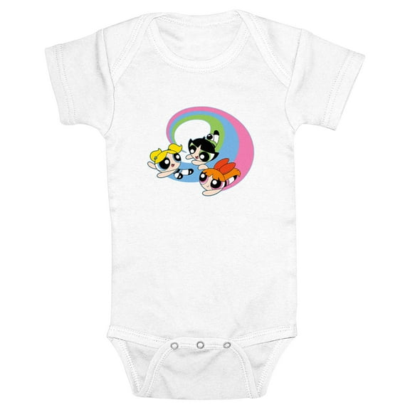 Infant's The Powerpuff Girls Circle Flight Trio  Bodysuit
