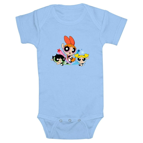 Infant's The Powerpuff Girls Fighting Trio  Bodysuit