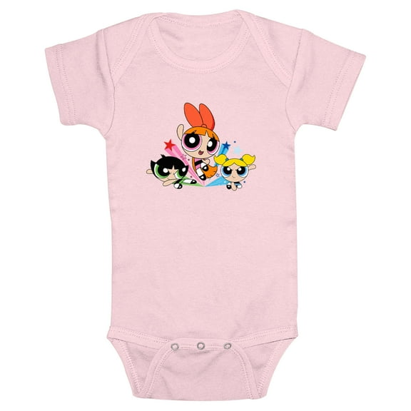 Infant's The Powerpuff Girls Fighting Trio  Bodysuit