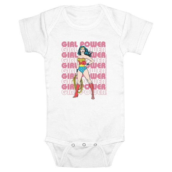 Infant's Wonder Woman Girl Power Bodysuit
