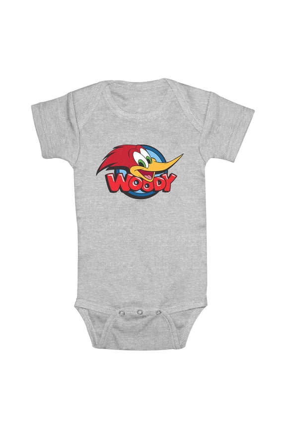 Infant's Woody Woodpecker Character Face Bodysuit