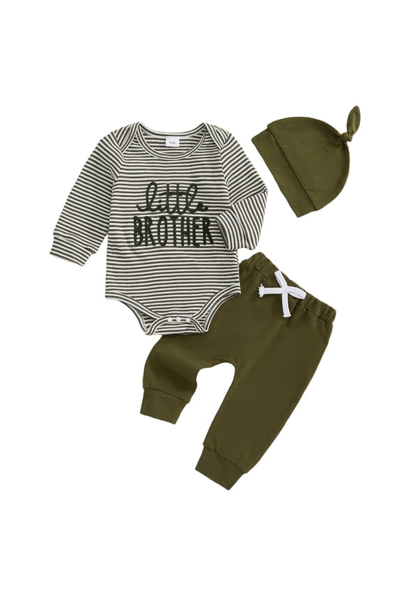 InfantGirls Pants Set Outfits Set Long Sleeve Matching Sets Girls Elegant Embroidered Bodysuit Pants And Hat Outfit Soft Casual Playwear And Photo Shoot Clothes Set Green 0-3 Months