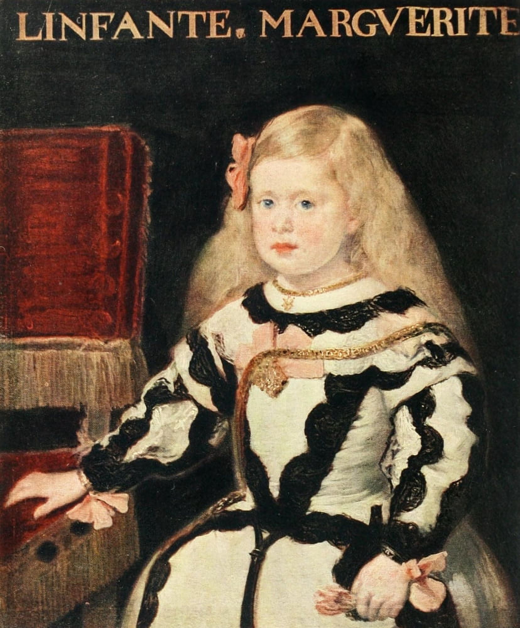 Infanta Margarita History of Painting 1911 Canvas Art - Diego Velzquez (18 x 24)