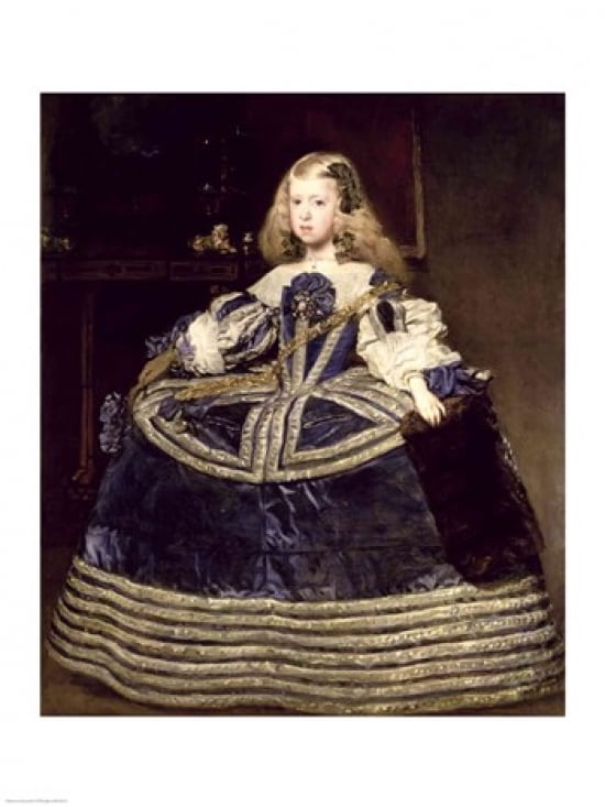 Infanta Margarita in Blue 1659 Canvas Art - Diego Velazquez (18 x 24)