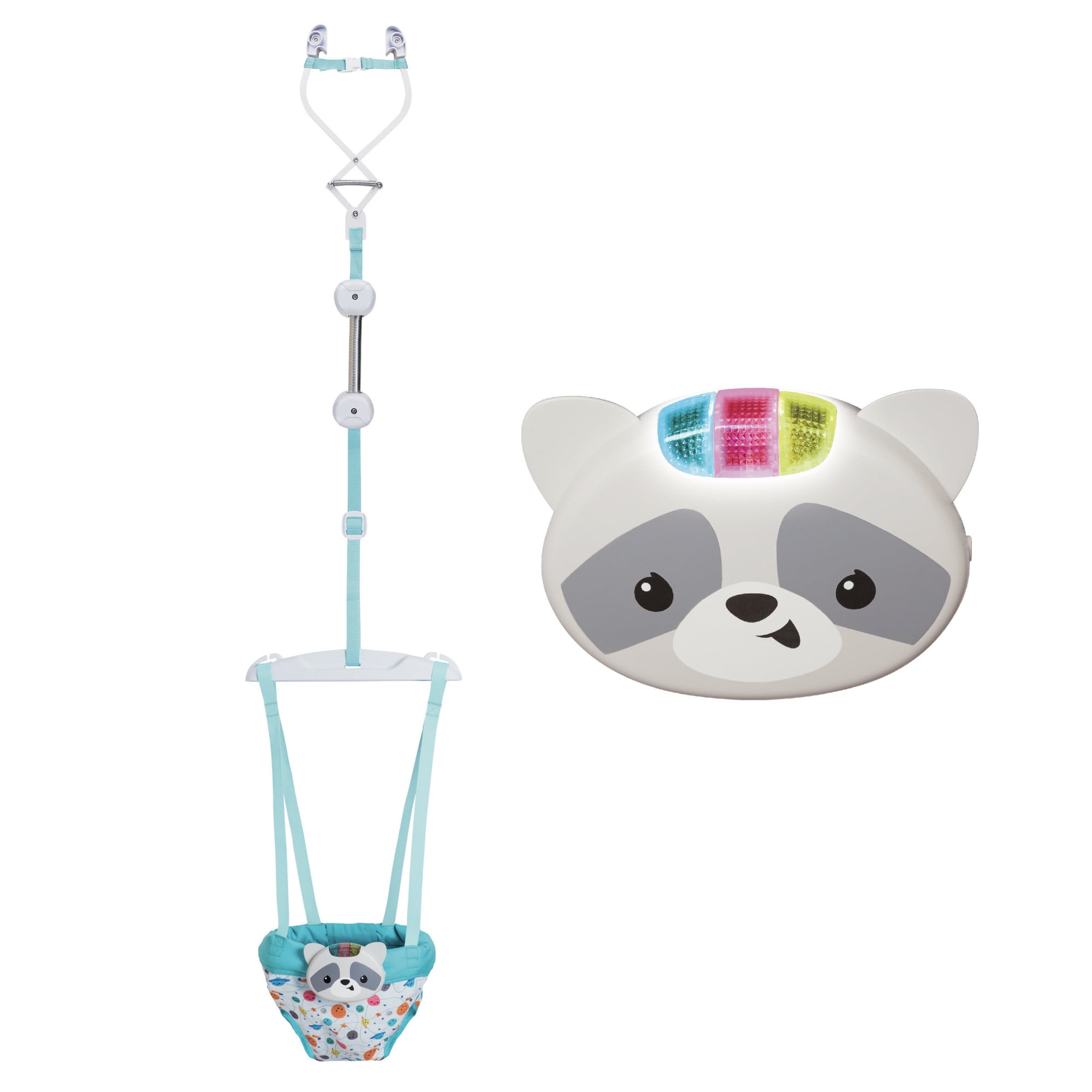 Infantino Raccoon Music and Lights Baby Doorway Jumper
