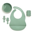thumbnail image 1 of Infantino Baby Led Weaning Kit Essentials Gift Set for Baby Boy/Girl 6-12 Months, 5-Piece Set, Sage, 1 of 9