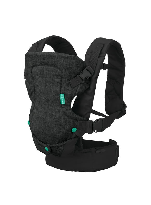 Infantino Flip 4-in-1 Convertible Baby Carrier, 4-Position, 8-32lb, Black