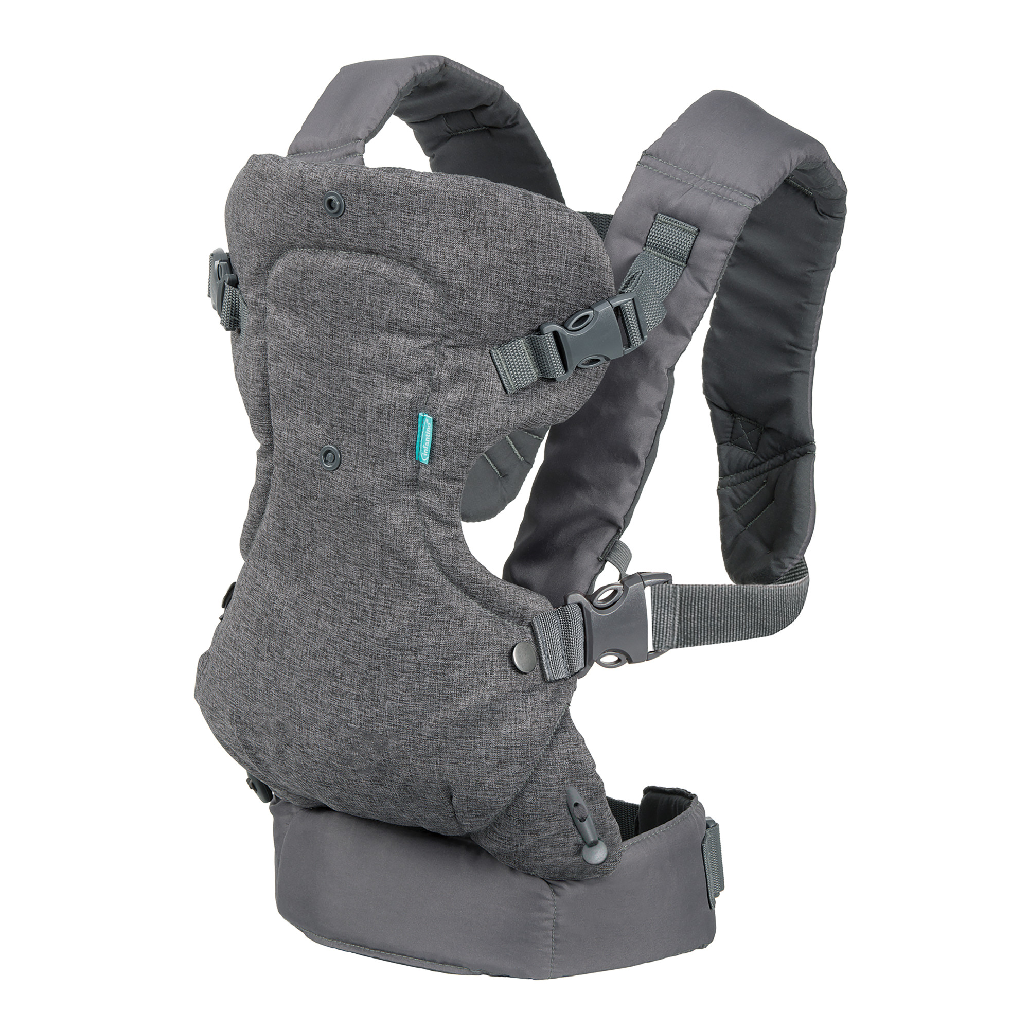 Infantino Flip 4-in-1 Convertible Baby Carrier, 4-Position, Unisex, 8-32lb, Gray - image 1 of 9