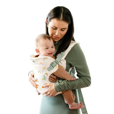 Infantino Flip 4-in-1 Convertible Baby Carrier, 4-Position, Unisex Infants & Toddlers 8-32lb, Rainbow