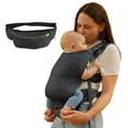 thumbnail image 1 of Infantino Fold & Go 2-in-1 Lightweight Carrier - Perfect for Quick Outings with Babies and Toddlers 12-40lbs, Gray, 1 of 13