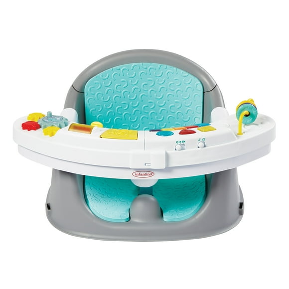 Infantino Music & Lights 3-in-1 New Discovery Baby Seat and Booster, Unisex Baby 4-48 Months, Teal
