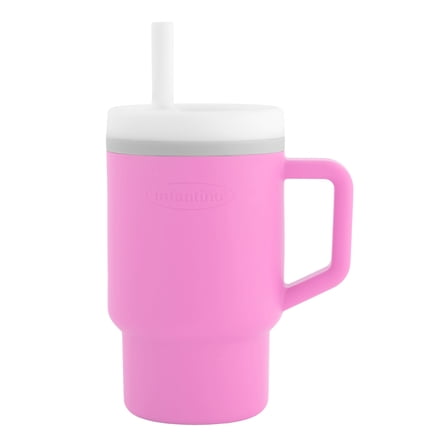Infantino My 1st Tumbler – Adorable 9 oz. Training Cup with Toddler-Friendly Straw and Handle, Cotton Candy