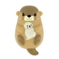 thumbnail interactive-video image 1 of Infantino Right Temp Light-up Otter Bath Temperature Indicator, 6-48 Months, Brown, 1 of 11