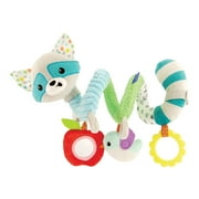 Infantino Spiral Activity Toy, Hook-on Toy, 0-12 Months, Multicolor Raccoon