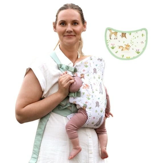 Infantino Swift Classic Baby Carrier, 2-Position, Unisex Baby, 7-26lbs, Multicolor Woodland