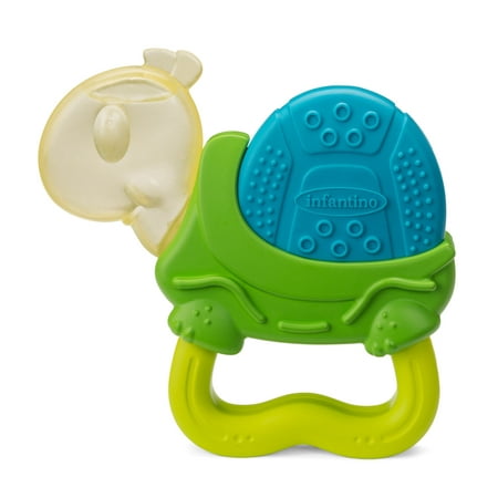 Infantino Vibrating Water Teether, Turtle, Unisex, Multicolor, 1 Piece, BPA-Free