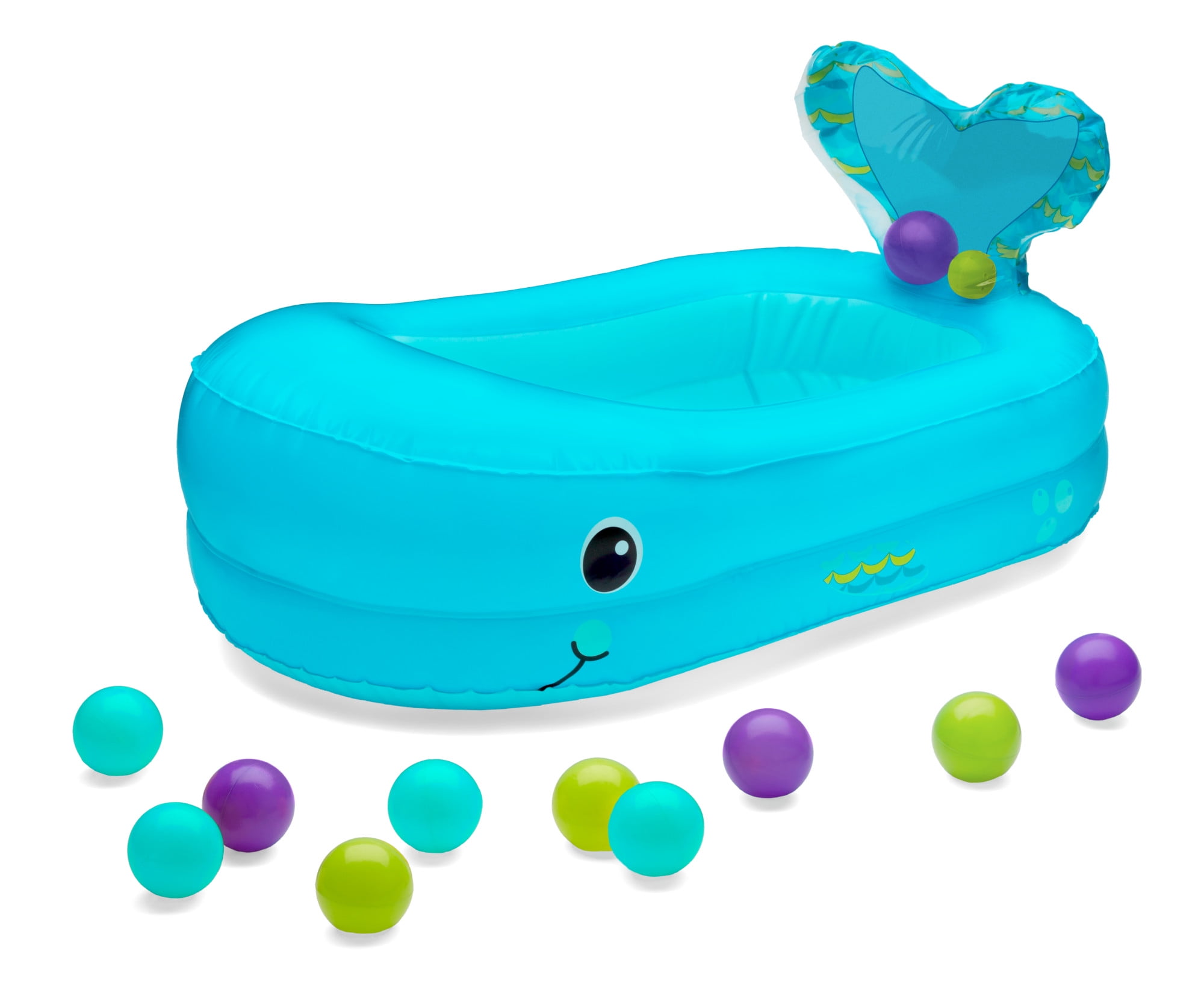 Infantino Whale Bubble Inflatable Baby Bath Tub, 624 Months Unisex