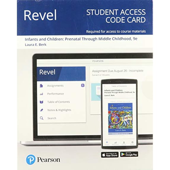 PreOwned Infants and Children Revel Access Code Prenatal Through