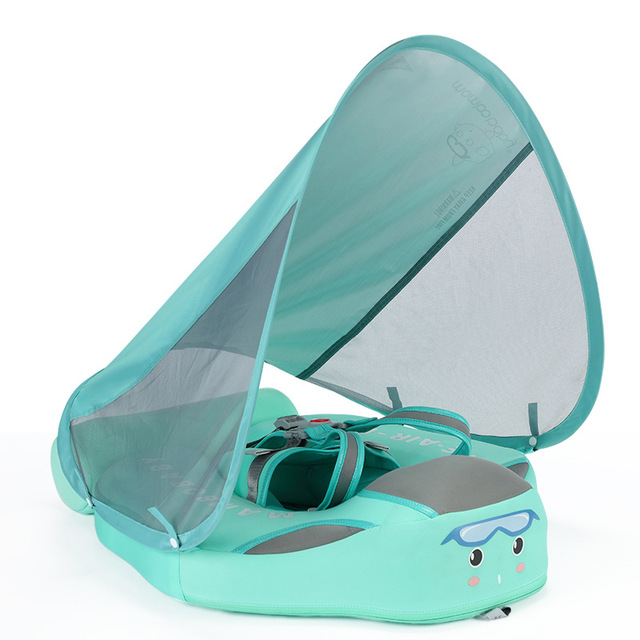 Infants and young children do not need inflatable lap rings sunshades