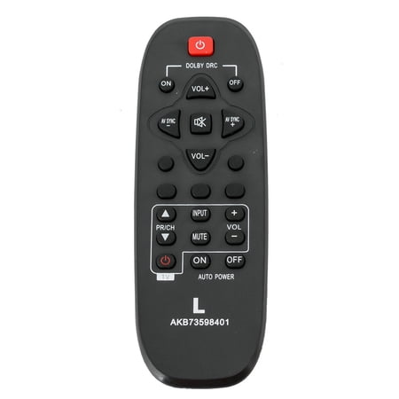 Infared Remote Control AKB73598401 Replace for LG Soundbar NB2020A NB2022A Audio Home Theater System