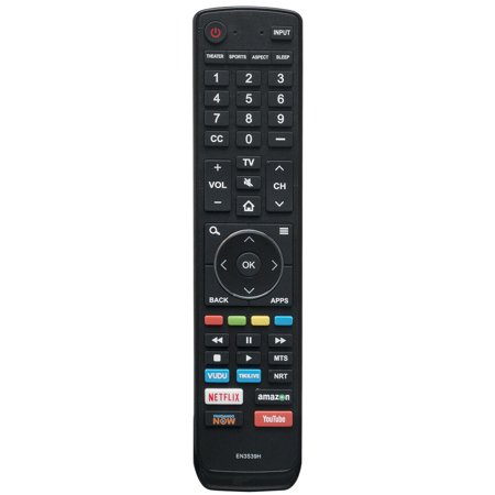 Infared Remote Control EN3S39H replace for Hisense TV 43H8080E 50H6E 50H8080E 60H6408 43H6080E
