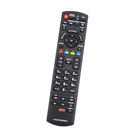 Infared Remote Control N2QAYB000827 Replace for Panasonic TC-50PS64 TC-65PS64 TC-P42S60 TC-P50S60 TC-P55S60 TC-P60S60 TC-P65S60