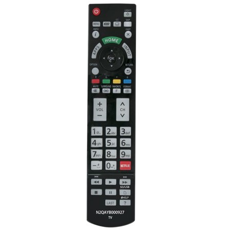 Infared Remote Control N2QAYB000927 Replace for Panasonic TC-65AX800U TC-65AX900U TC-85AX850U TC65AX900U TC85AX850U