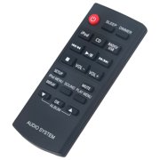 Infared Remote Control N2QAYC000059 Replace for Panasonic Compact Stereo System SC-HC27DB SC-HC27 SCHC27DB SCHC27