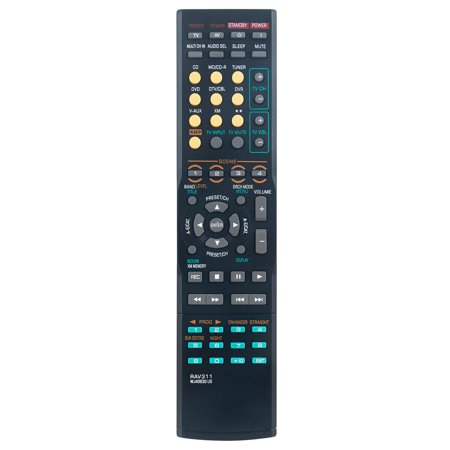Infared Remote Control RAV311 WJ40930US Replace for Yamaha Audio/Video Receiver Wj40930 HTR-6025 RX-V361 RX-V361BL RXV361 RXV361BL