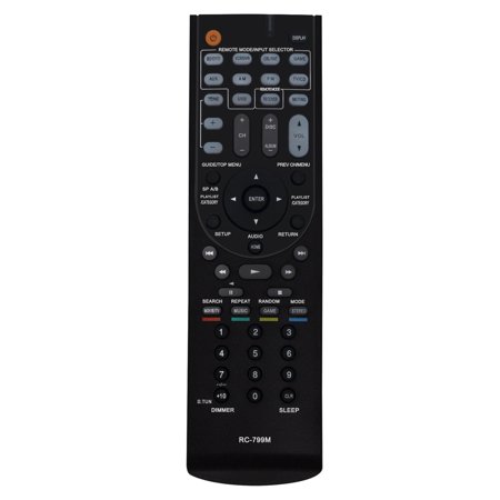 Infared Remote Control RC-799M Replace for Onkyo AV TX-NR626 HT-S5400 HT-S5500 HT-R590 HTR-548 HT-R590 HT-R591B