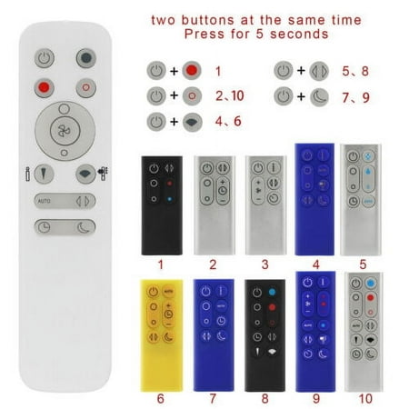Infared Remote Control Replace for DYSON AM04 AM06 AM09 AM10 BP01 DP01 HP02 HP04 TP04 TP05