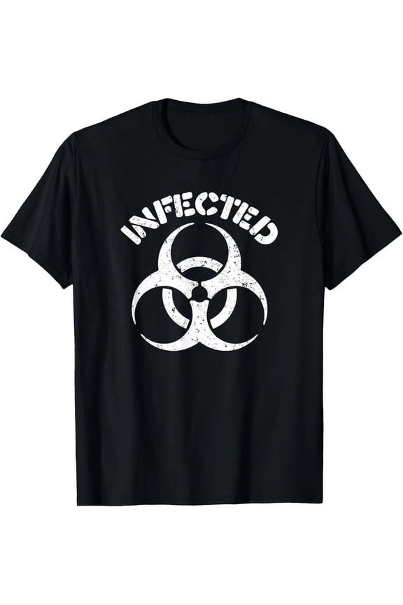 Infected Biohazard Toxic Distressed Grunge Gift T-Shirt, Unisex T-Shirt