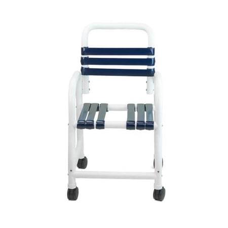 Infection Control Design DNE-118-3TWL-NC-SF 18 in. Deluxe New Era Infection Control Shower Chair, 3 in. Twin Size - 25 x 10 x 21 in.