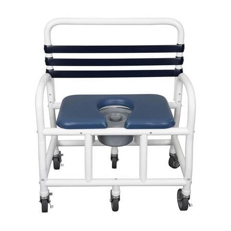 Infection Control Design DNE-130-4L 7.5 qt. Deluxe New Era Shower Commode Chair