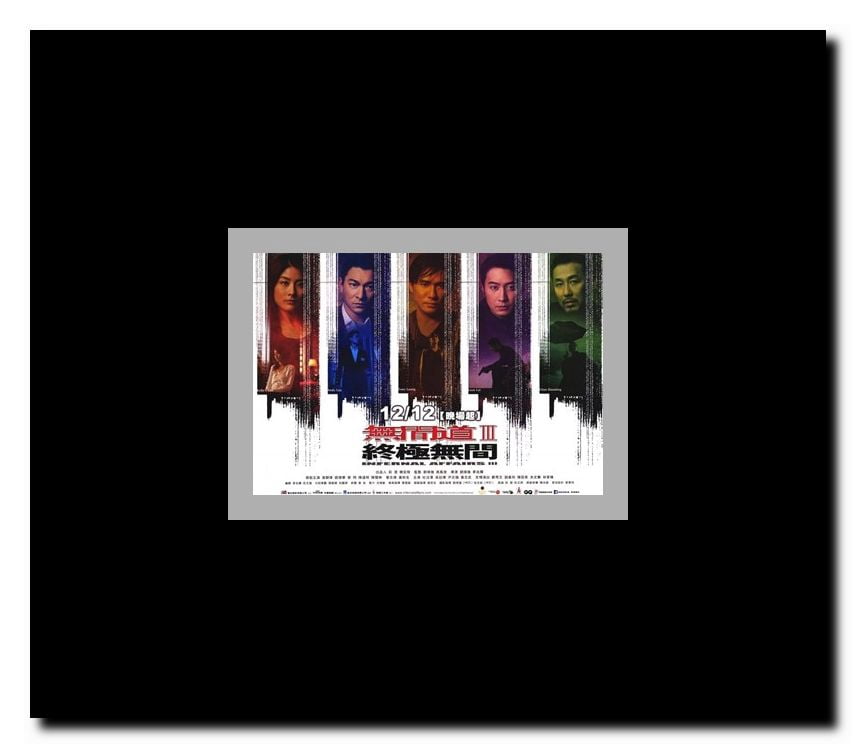 Infernal Affairs 3 Framed Movie Poster