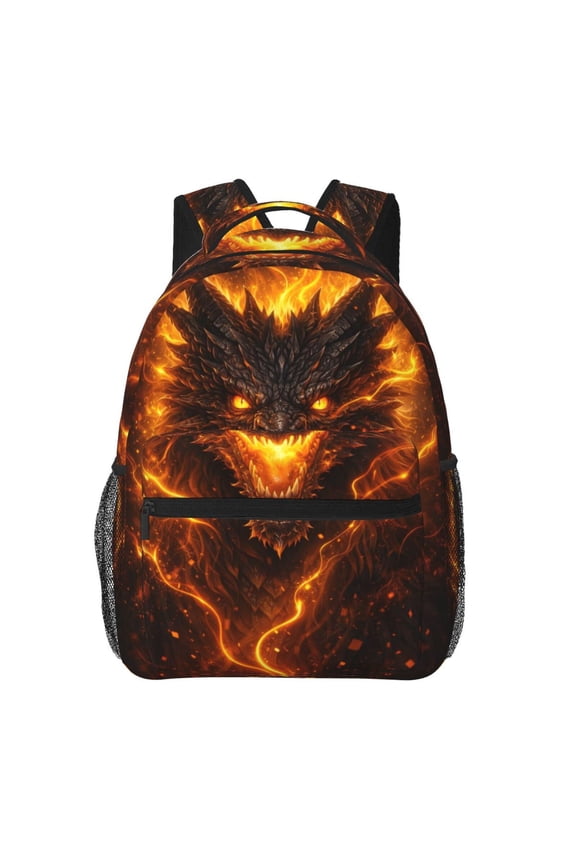 Inferno Dragon Backpack Lightweight Rucksack Travel Bag for Men and Women
