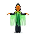 thumbnail image 1 of Way To Celebrate Inferno Pumpkin Reaper Airblown Yard Inflatable, Orange/Green/Black, approximately 20 ft, Halloween, 1 of 7