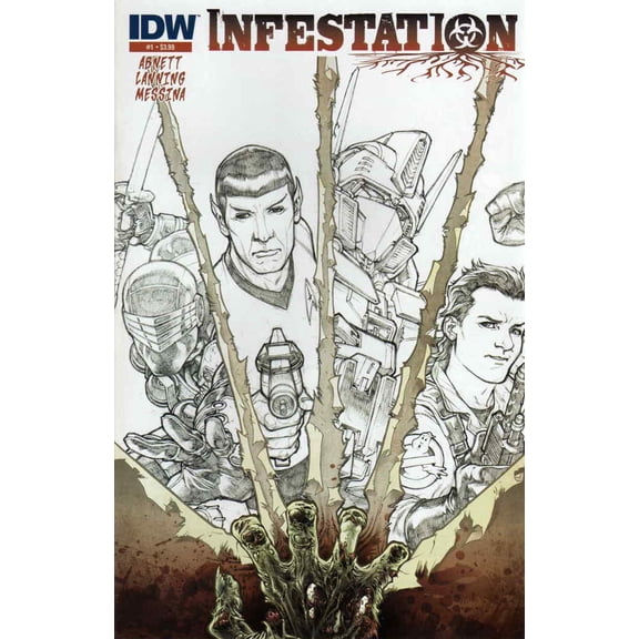 Infestation #1 (2nd) VF ; IDW Comic Book