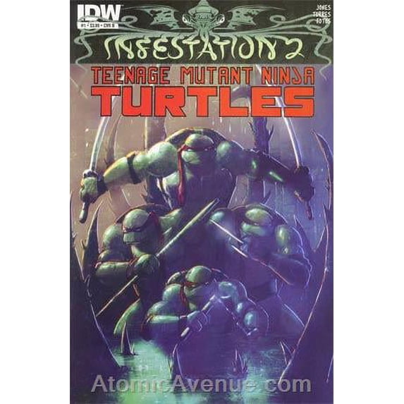 Infestation 2: Teenage Mutant Ninja Turtles #1B VF ; IDW Comic Book