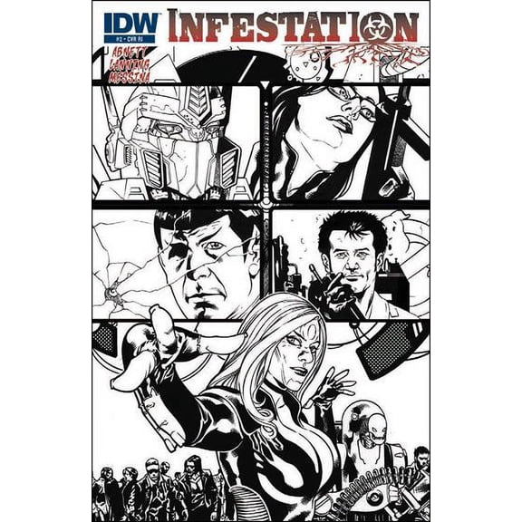 Infestation #2C VF ; IDW Comic Book