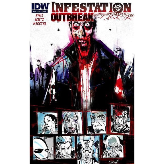 Infestation: Outbreak #1B VF ; IDW Comic Book