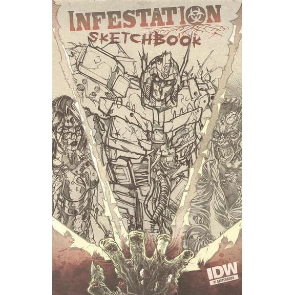 Infestation: Sketchbook #1A VF ; IDW Comic Book