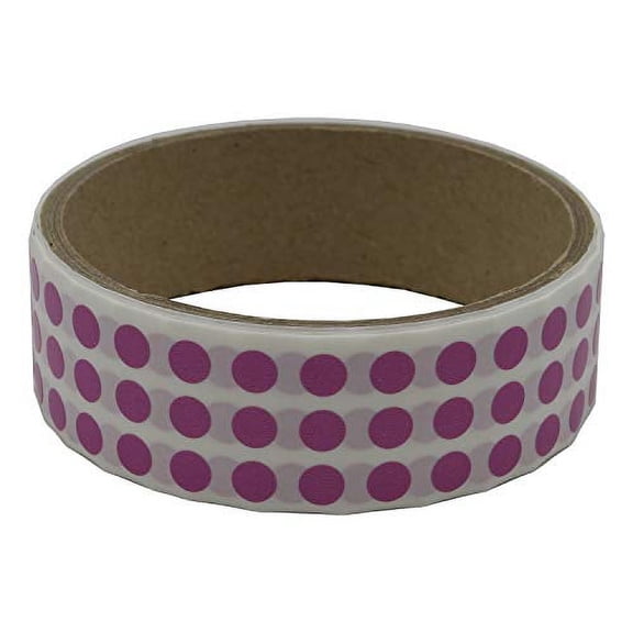 Infi-Touch 1/4 inch Round Semi-gloss premium paper stock with adhesive 1000 (Violet)