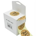 thumbnail image 1 of Infi-Touch 2" Kraft Round Thank You for Your Purchases Stickers - 500 Ct. in Box, 1 of 3