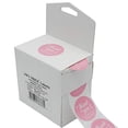thumbnail image 1 of Infi-Touch 2" Pink Round Thank You for Supporting My Small Business Stickers - 500 Ct. in Box, 1 of 3