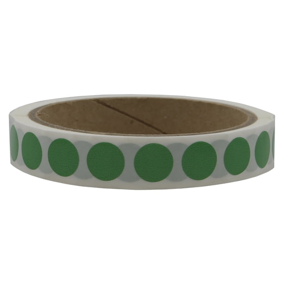 Infi-Touch Labels 1/2 inch Round Permanent Color-Code Dot Stickers, 1000 Sticker per Roll (Lime)