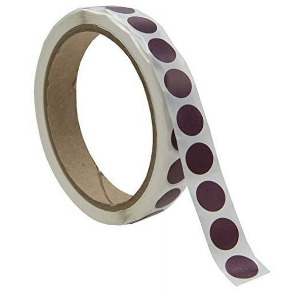 Infi-Touch Labels 1/2 inch Round Permanent Color-Code Dot Stickers, 1000 Sticker per Roll (Purple)