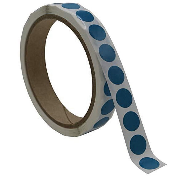Infi-Touch Labels 1/2 inch Round Permanent Color-Code Dot Stickers, 1000 Sticker per Roll (Teal)