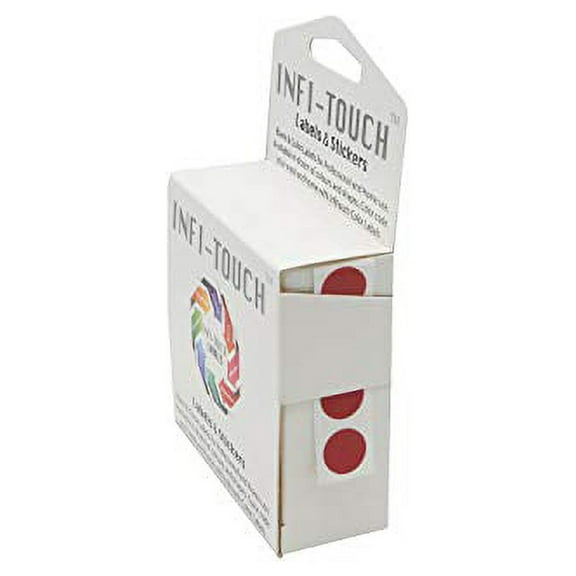 Infi-Touch Labels 1/2 inch Round Permanent Color-Code Dot Stickers, 1000 Stickers per Dispenser Box (Copper)